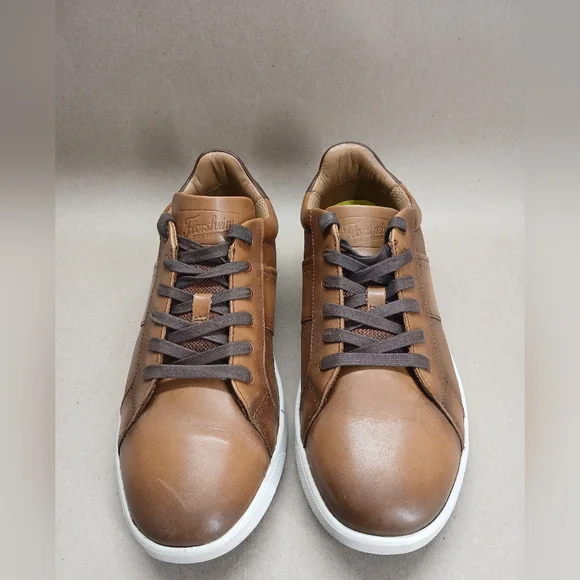 Florsheim Tan Leather Sneakers - Picture 3 of 13